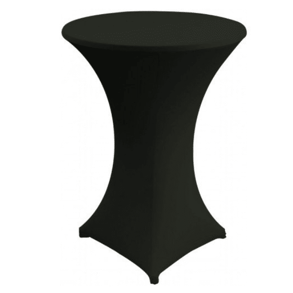 Statafel Rok (Zwart) | VDO Events: Geef jouw statafels een chique uitstraling met onze zwarte statafel rokken. Deze rokken bieden een nette afwerking