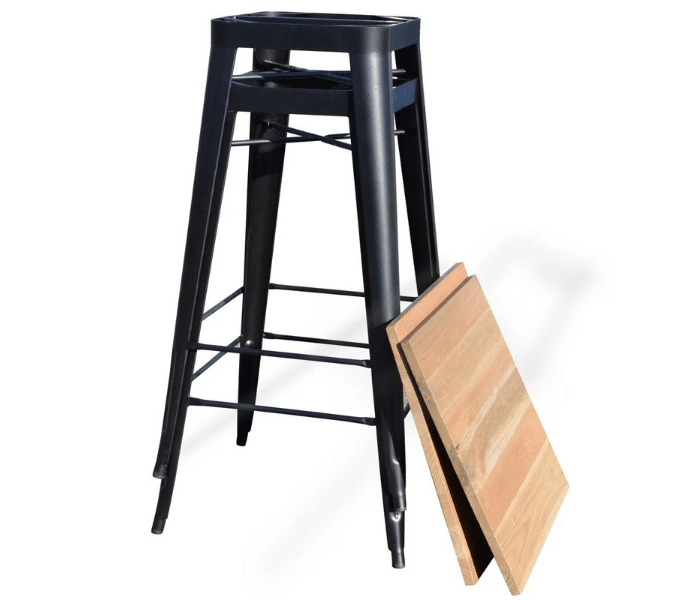 Statafel Hamburg Wood - Afbeelding 2