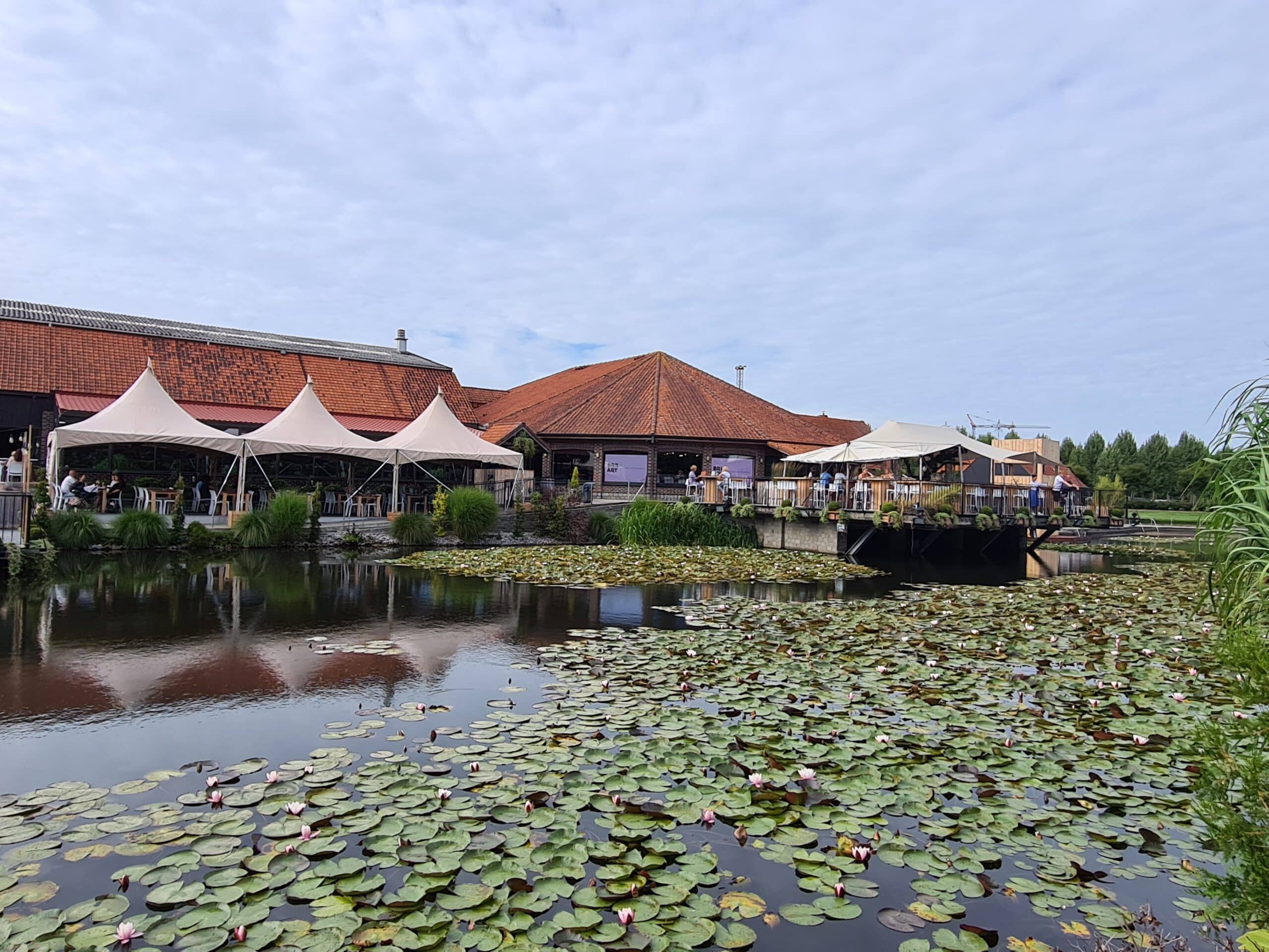 Pagodetent 5x5 zand - Afbeelding 3